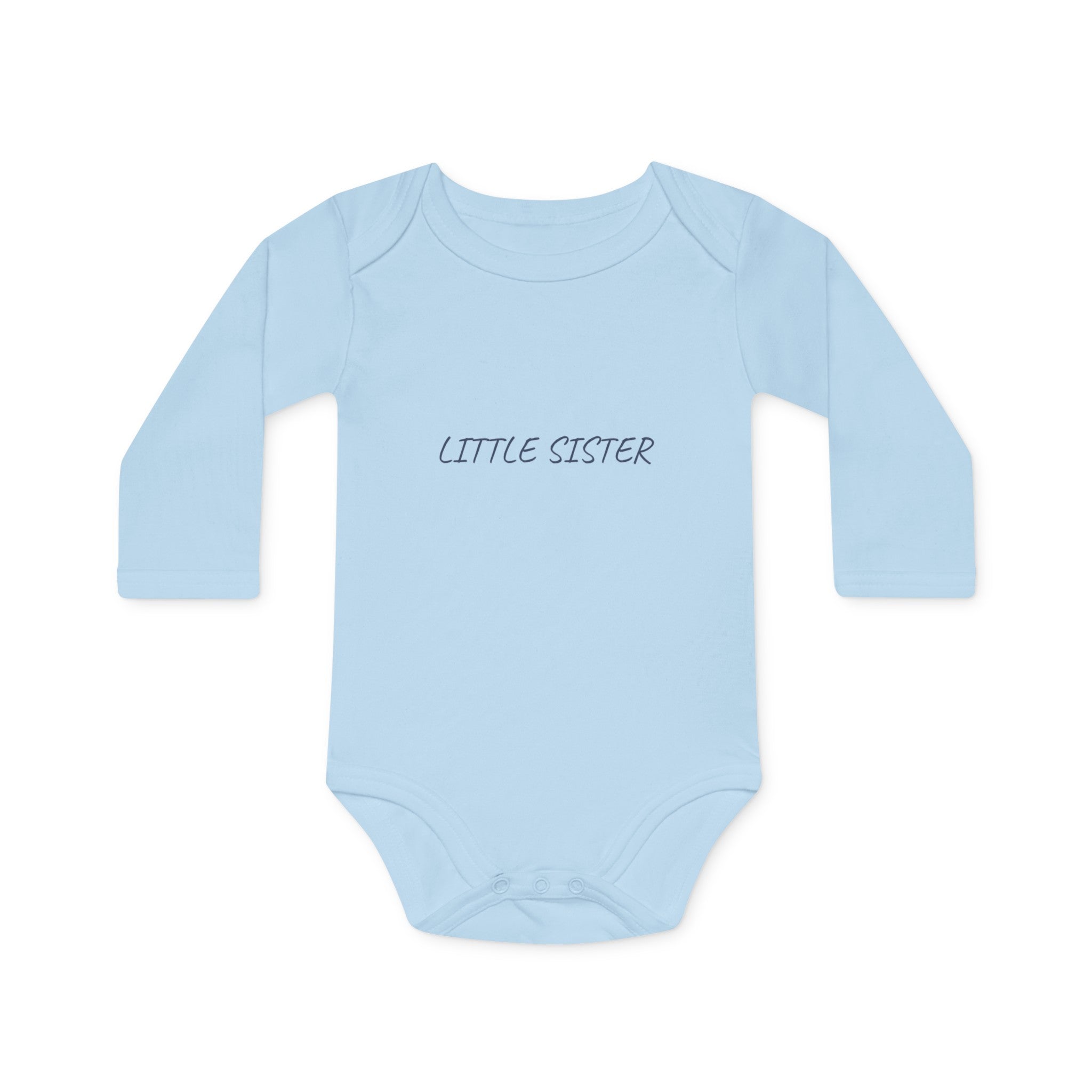 Little Sister Long-Sleeve Organic Bodysuit