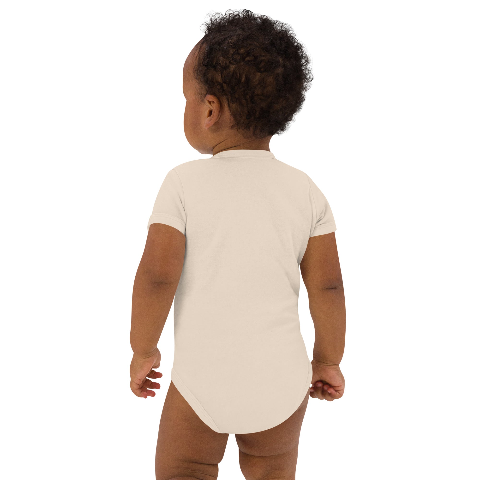 Bebis Kommer Snart Embroidered Organic Cotton Bodysuit