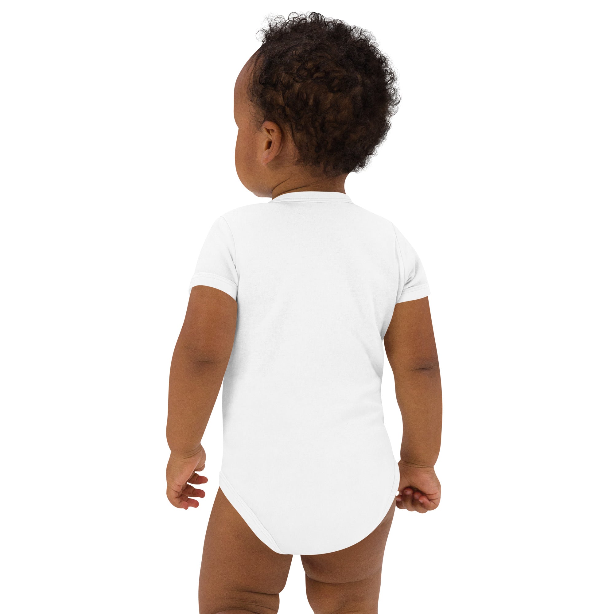 Bebis Kommer Snart Embroidered Organic Cotton Bodysuit