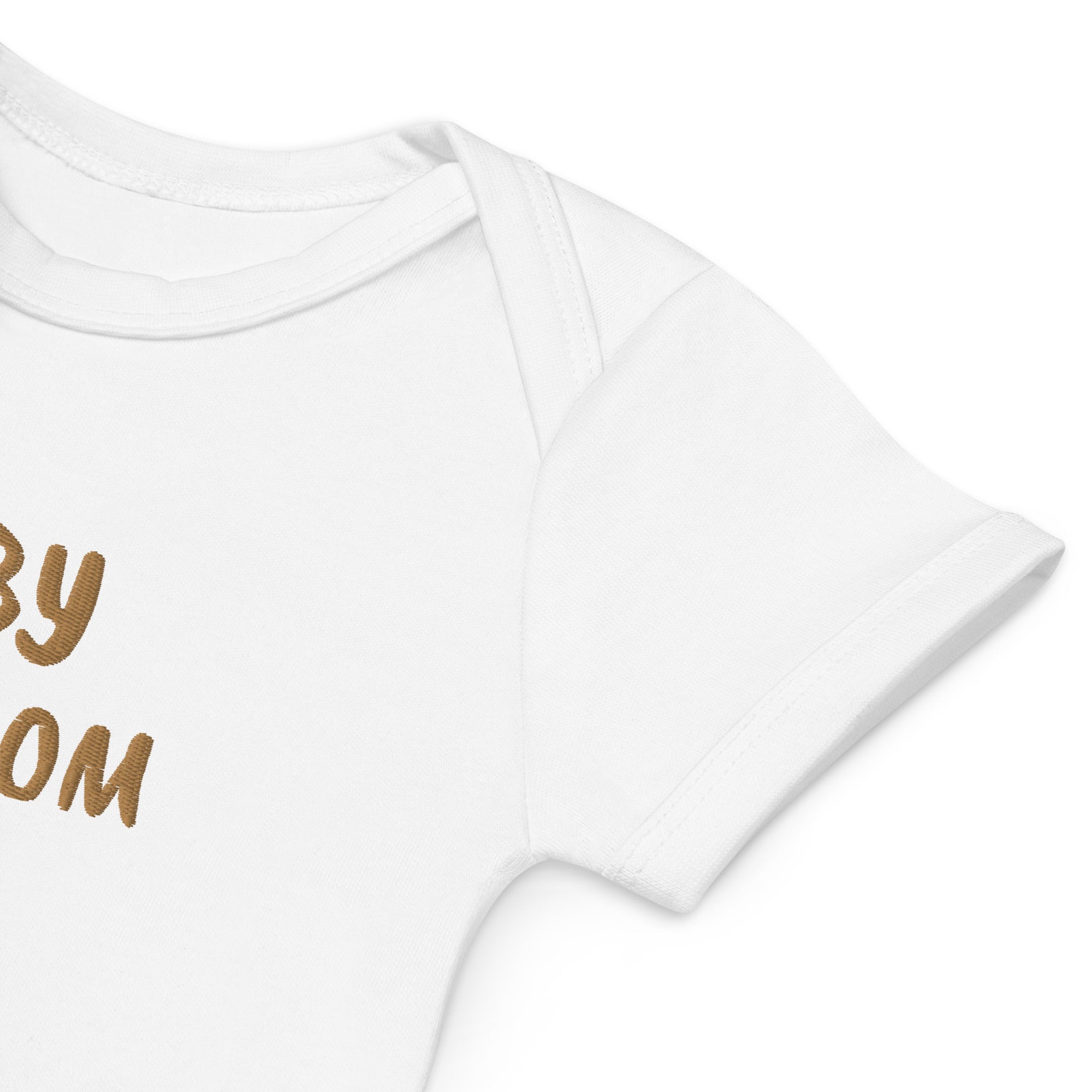 Baby in Bloom Embroidered Organic Cotton Bodysuit