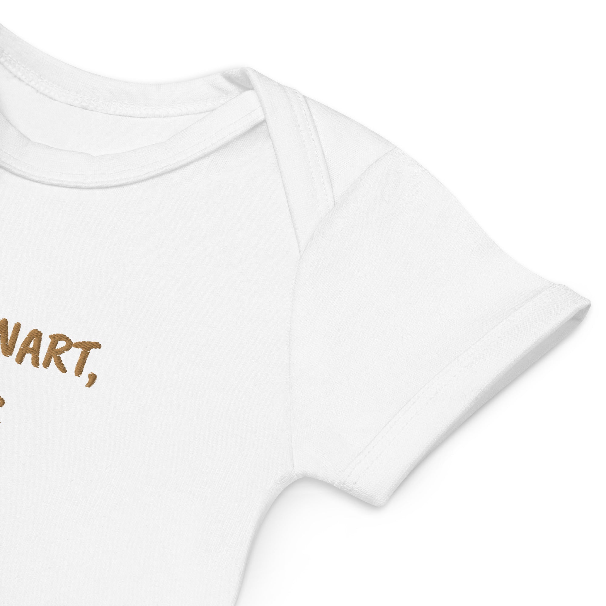 Vi Ses Snart, Morfar Embroidered Organic Cotton Bodysuit